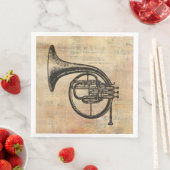 Victoriaans  Hoorn Ephemera-ontkoppeling Servet (Insitu)