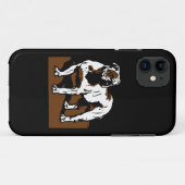 Victoriaans houtsnede Engelse bulldog Case-Mate iPhone Case (Achterkant (horizontaal))