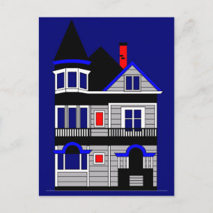 Victoriaans Huis Briefkaart