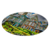 Victoriaans huis in Keswick geschilderd in waterve Snijplank (Hoek)