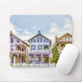Victoriaans Huis Row Mousepad Muismat (Met muis)