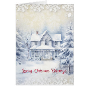 Victoriaans Huis Verzenden Liefdevolle Kerstgroete