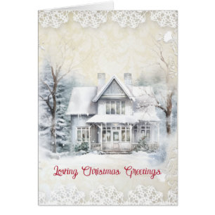 Victoriaans Huis Verzenden Liefdevolle Kerstgroete
