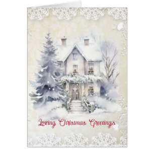 Victoriaans Huis Verzenden Liefdevolle Kerstgroete
