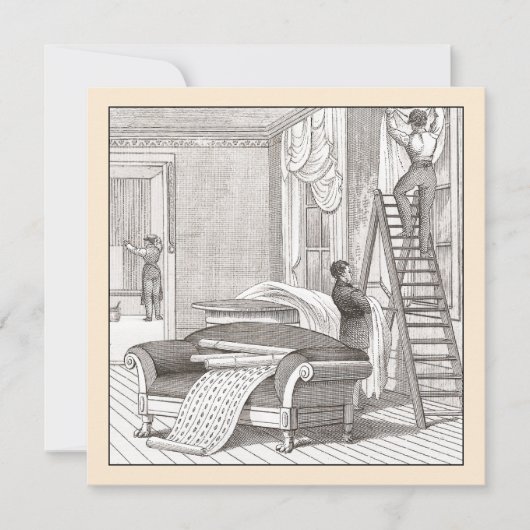 Victoriaans huishouding / Open House Kaart (Voorkant)