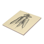 Victoriaans jaar groenten en fruit Tegeltje (Zijkant)