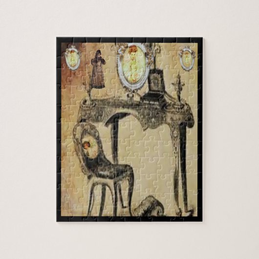 Victoriaans Jigzaag Puzzle Legpuzzel (Verticaal)