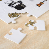 Victoriaans Jigzaag Puzzle Legpuzzel (Zijkant)