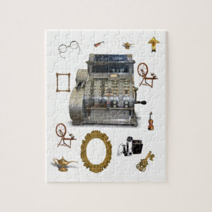 Victoriaans Jigzaag Puzzle Legpuzzel