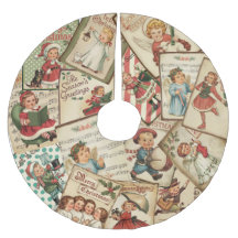 Victoriaans Kaarten van de Kerstpost van de Kinder