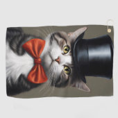 Victoriaans kat golfhanddoek (Horizontaal)
