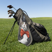 Victoriaans kat golfhanddoek (Groen)