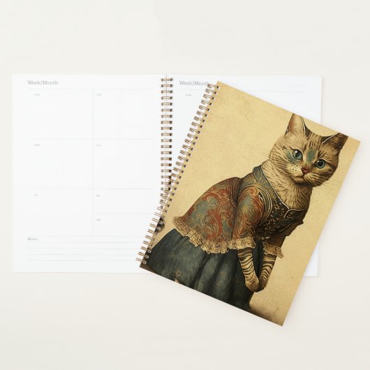 Victoriaans  kat planner (Display)