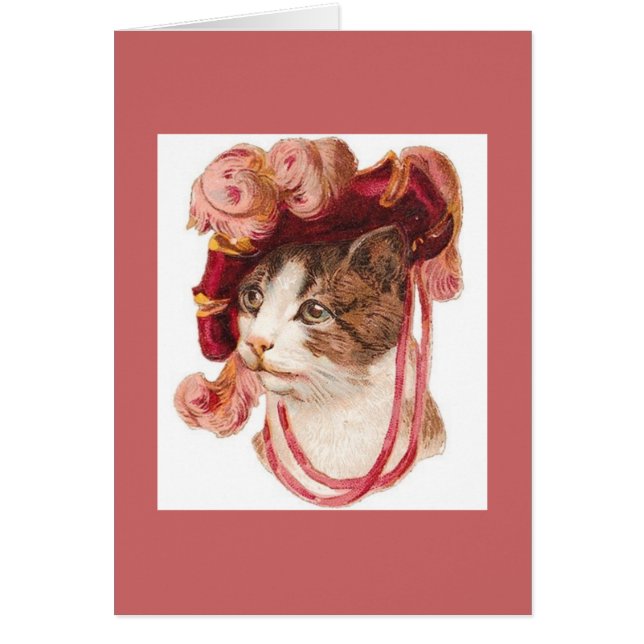  Victoriaans kattennota's (Voorkant)