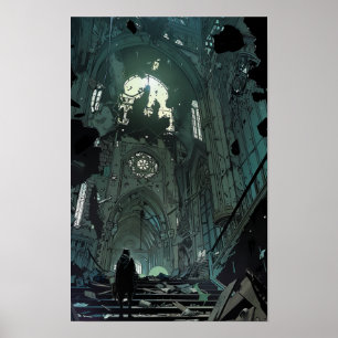  Victoriaans Kerk Poster Print