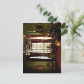 Victoriaans kerst briefkaart (Staand voorkant)