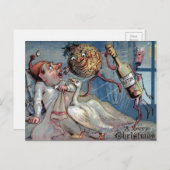  Victoriaans kerst Briefkaart (Voorkant / Achterkant)