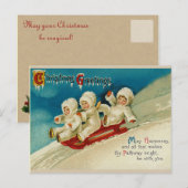 Victoriaans kerst Briefkaarten (Voorkant / Achterkant)