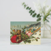 Victoriaans kerst Briefkaarten (Staand voorkant)