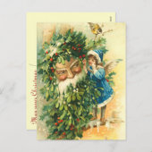 Victoriaans kerst Briefkaarten (Voorkant / Achterkant)