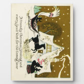 Victoriaans kerst fotoplaat (Voorkant)