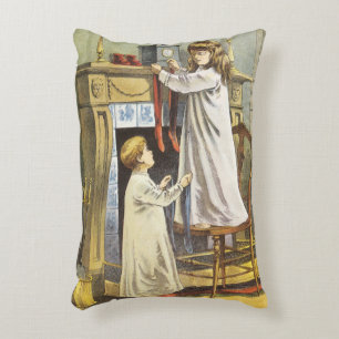 Victoriaans kerst, kerstbekentenissen voor kindere accent kussen