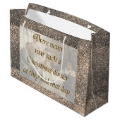 Victoriaans kerst large cadeauzakje (Achterkant Gekanteld)