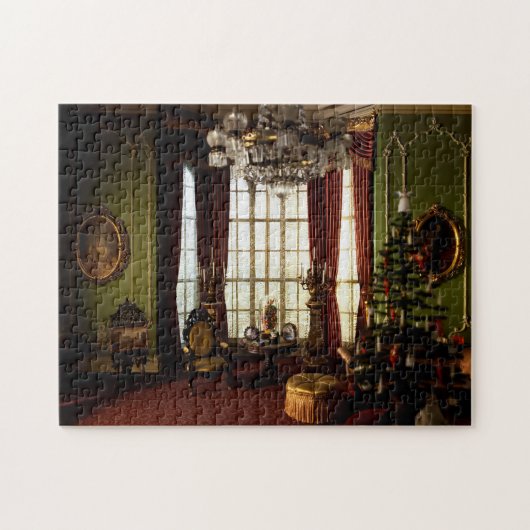 Victoriaans kerst legpuzzel (Horizontaal)