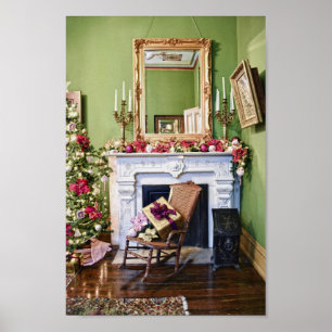 Victoriaans kerst, onafhankelijkheid, Missouri Poster