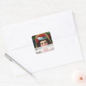 Victoriaans kerstbal  cadeau Label (Envelop)