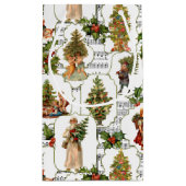 Victoriaans kerstbomen, Holly & Music Klein Cadeauzakje (Achterkant)