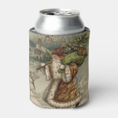 Victoriaans kerstboom blikjeskoeler (Blikje Voorkant)