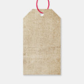 Victoriaans kerstboom cadeau Label Cadeaulabel (Achterkant)