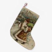 Victoriaans kerstboom kleine kerstsok (Voorkant (Hangend))