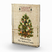 Victoriaans kerstboomfotoblok fotoblokken (Rechts)
