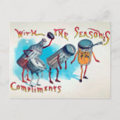  Victoriaans kerstBriefkaart Briefkaart (Voorkant)