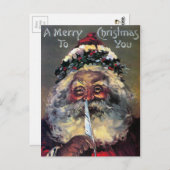  Victoriaans kerstBriefkaart Briefkaart (Voorkant / Achterkant)