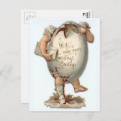  Victoriaans kerstBriefkaart Briefkaart (Voorkant / Achterkant)