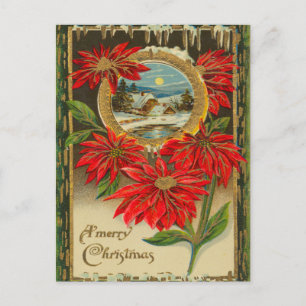 Victoriaans kerstBriefkaart Feestdagenkaart