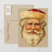 Victoriaans kerstBriefkaart Feestdagenkaart (Voorkant / Achterkant)
