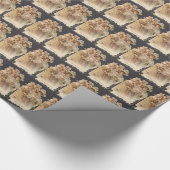 Victoriaans kerstcadeaupapier voor dames en heren cadeaupapier (Hoek)