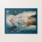 Victoriaans kerstengel Legpuzzel (Horizontaal)