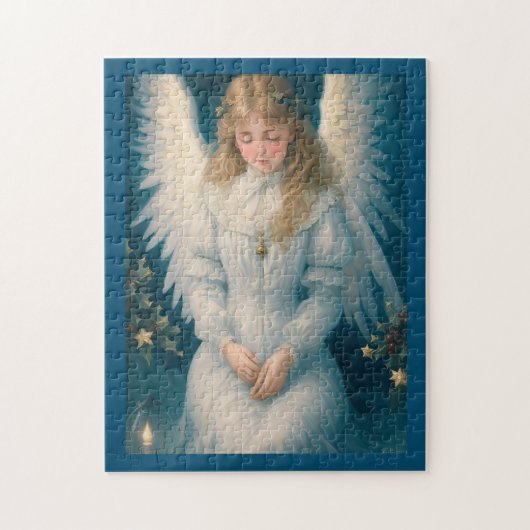Victoriaans kerstengel Legpuzzel (Verticaal)