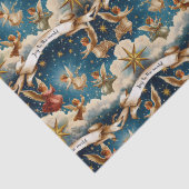 Victoriaans kerstengelen Tissuepapier (Detail)