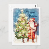  Victoriaans kerstfeest Briefkaart (Voorkant / Achterkant)