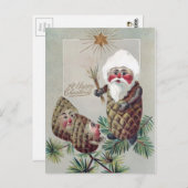  Victoriaans kerstfeest Briefkaart (Voorkant / Achterkant)