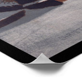 Victoriaans kerstfeest met winterfeest poster (Hoek)