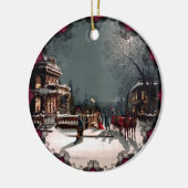 Victoriaans kerstfeest Ornament (Links)