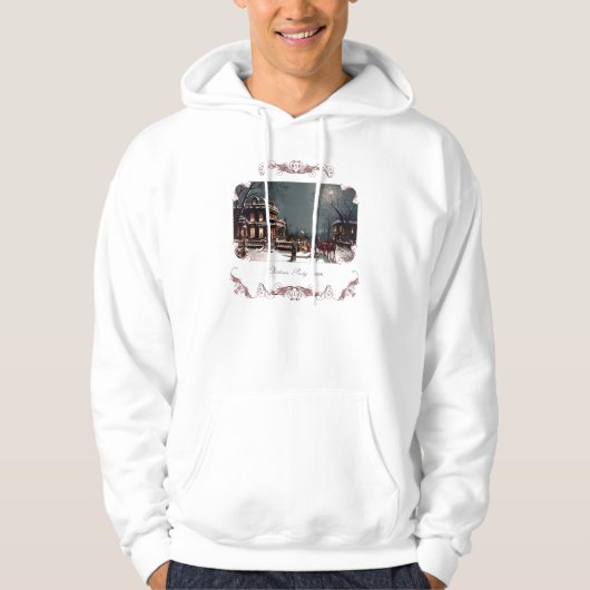 Victoriaans kerstfeest sweatshirt (Voorkant)