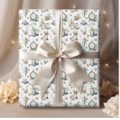 Victoriaans kerstfeestdag Cadeaupapier